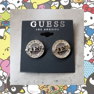 *SOLD*GUESS Silver Stud Earrings